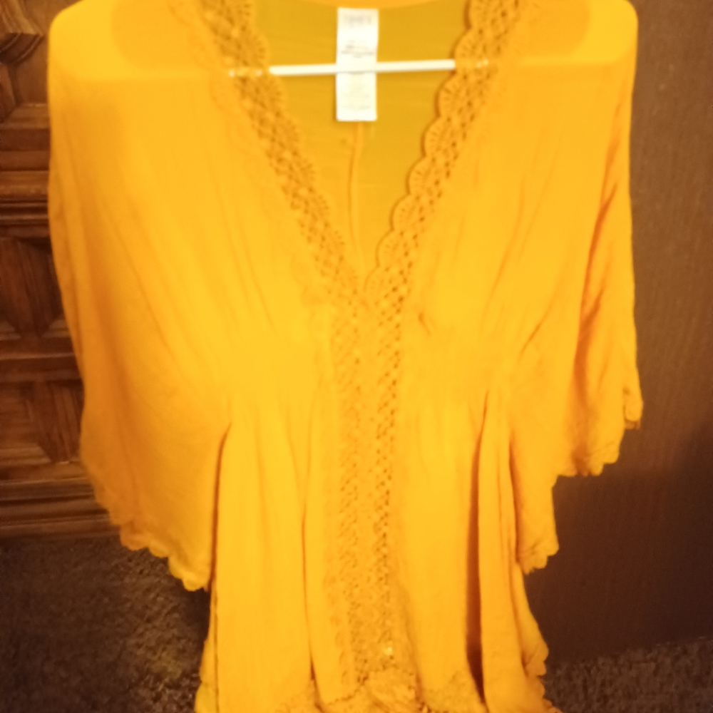 Time & Tru/OSFA/Burnt Yellow